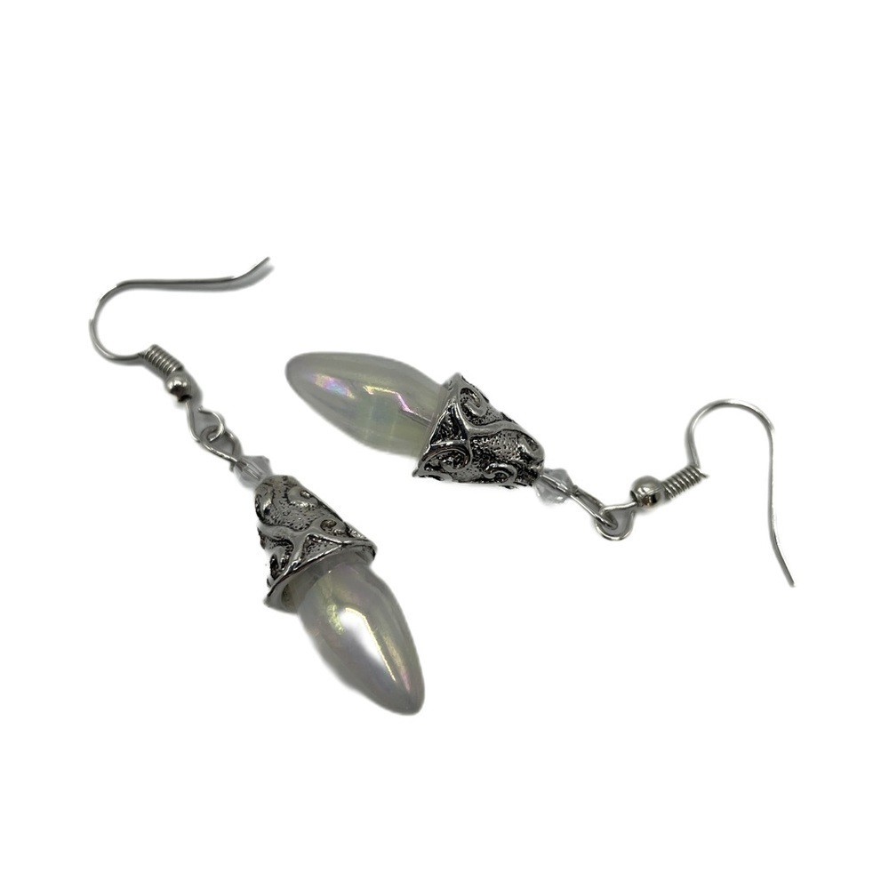 Boho festival vintage style dangle earrings - Picture 3 of 6